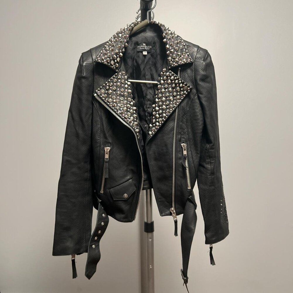 Parasuco Studded Leather Jacket